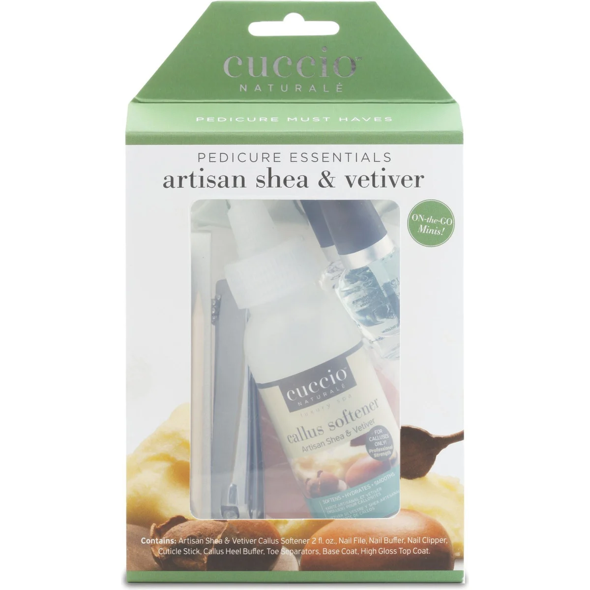 CUCCIO KIT PEDICURE ESSENTIALS ARTISAN SHEA