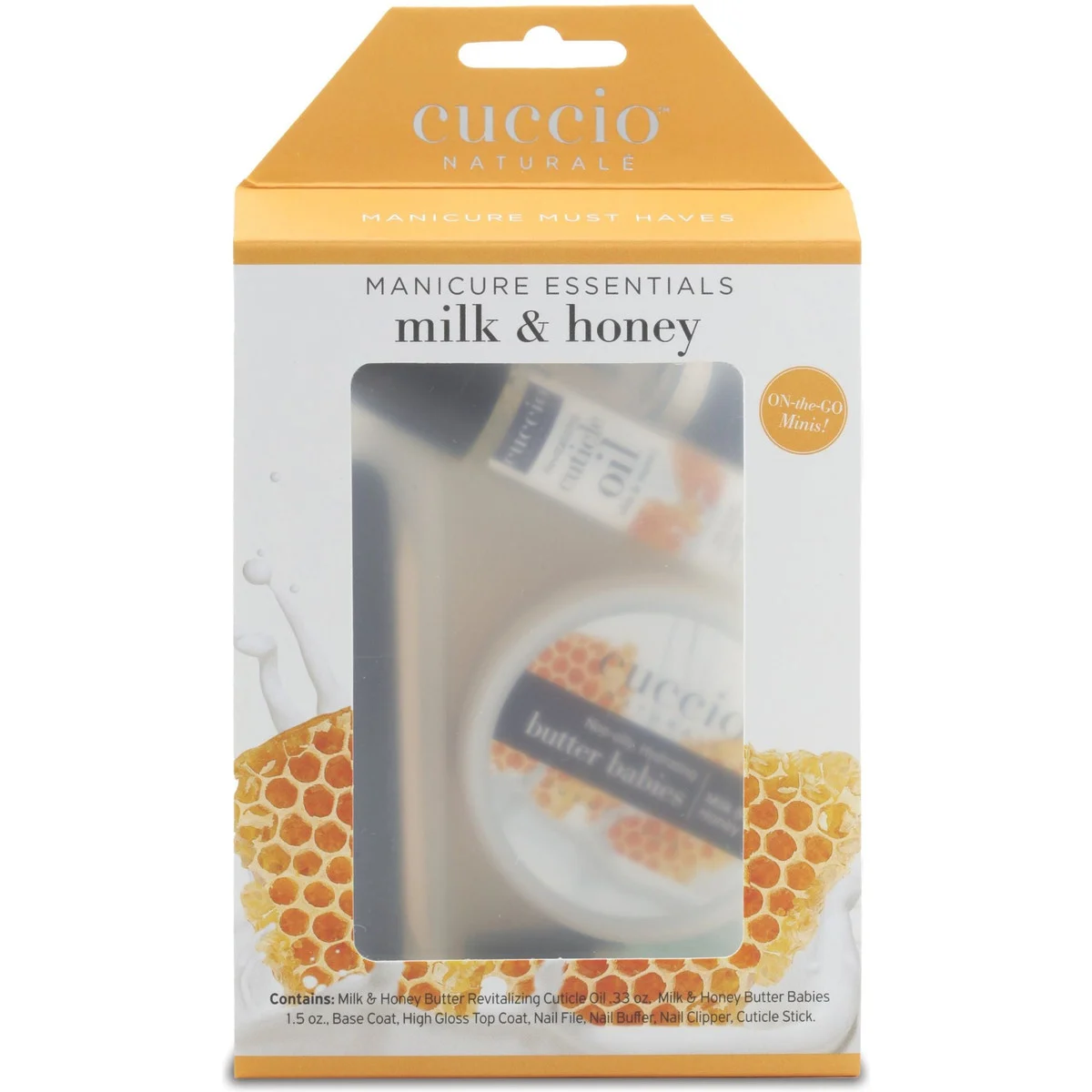 CUCCIO KIT MANICURE ESSENTIALS MILK & HONEY