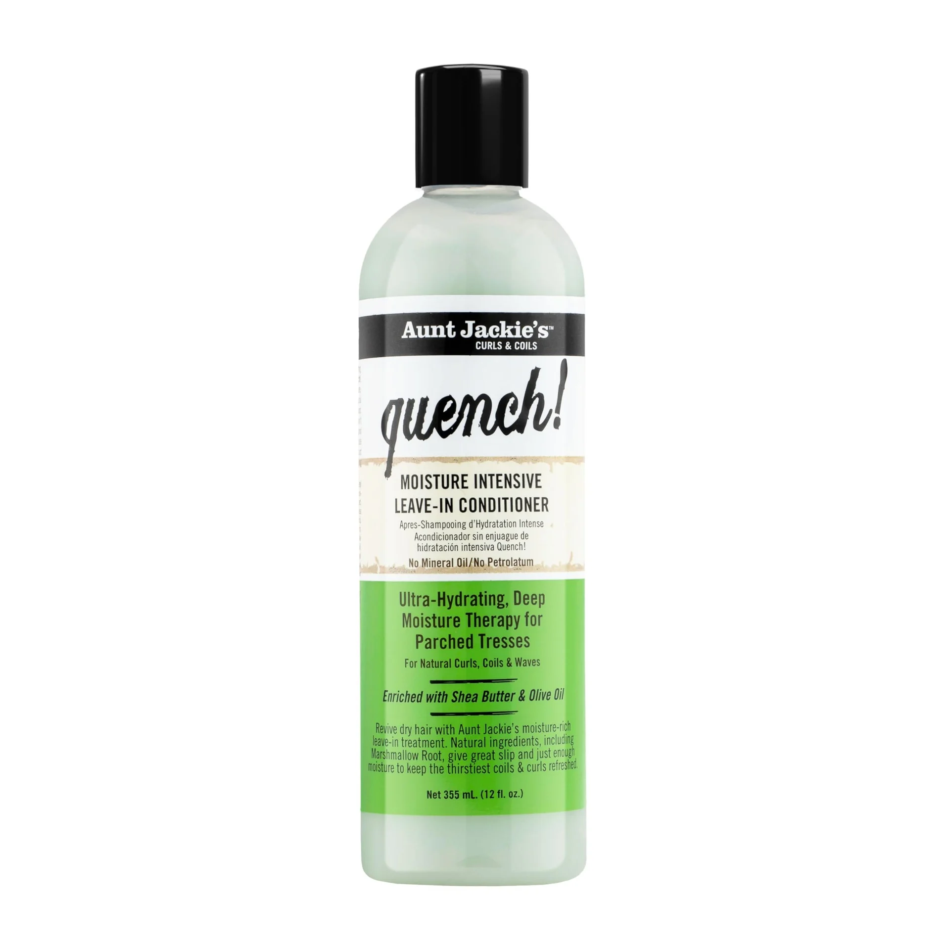 AUNT JACKIE QUENCH LEAVE-IN, HUMECTANTE 12 OZ