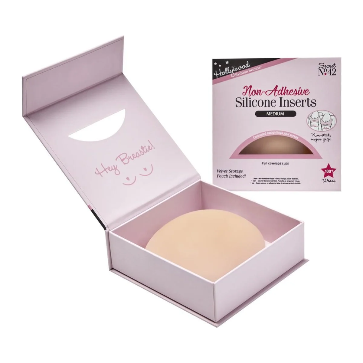 HOLLYWOOD FASHION SECRETS SILICONE INSERTS MEDIUM