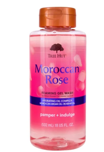 TREE HUT BODY WASH MOROCCAN ROSE 18OZ