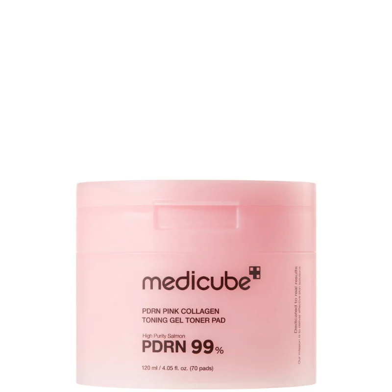 (SB) MEDICUBE PDRN PINK COLLAGEN TONING GEL TONER PAD 70EA