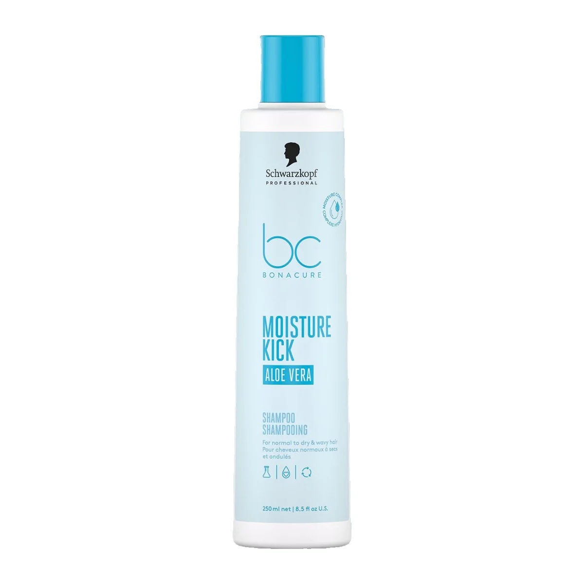 SCHWARZKOPF BONACURE MOISTURE KICK SHAMPOO 250ML