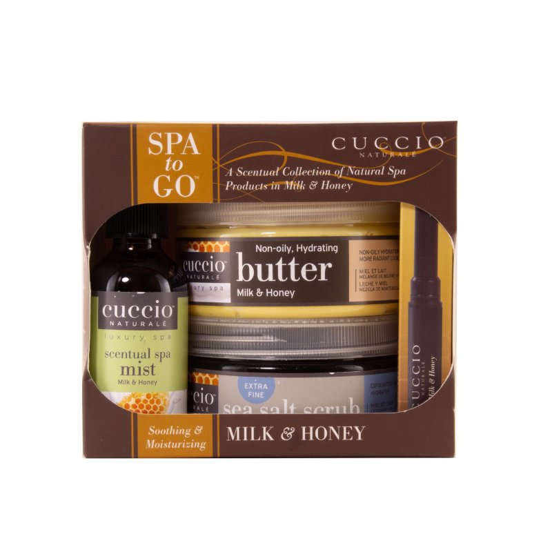CUCCIO KIT SPA TO GO MILK & HONEY