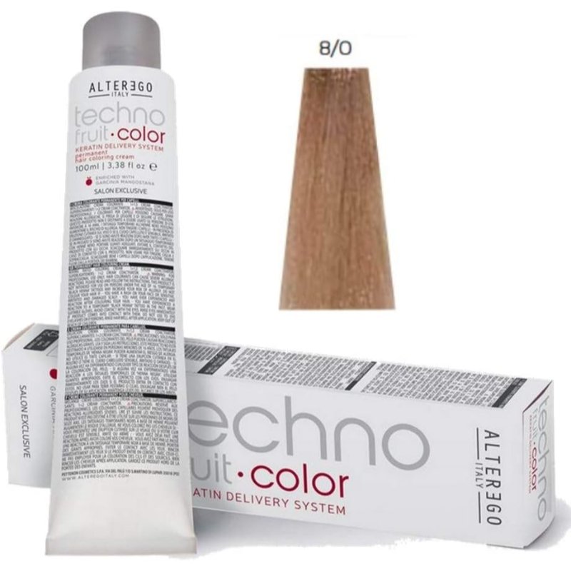 ALTEREGO TECHNOFRUIT COLOR 8/0 RUBIO CLARO 100 ML