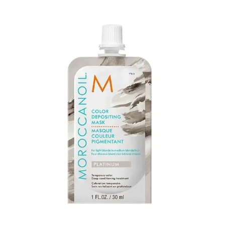 MOROCCAN OIL COLOR DEPOSIT MASK PLATINO 30ML