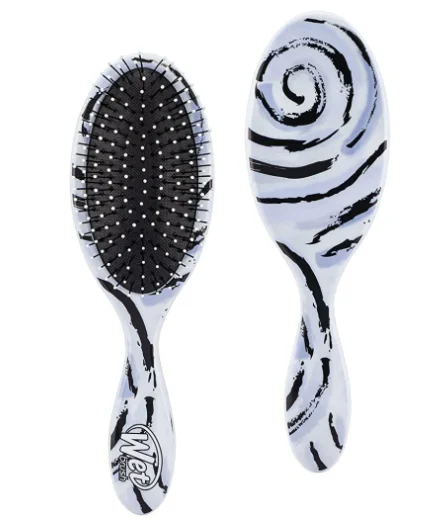 WET BRUSH ORIGINAL WATERCOLOR MOTIF TEAL DOTS
