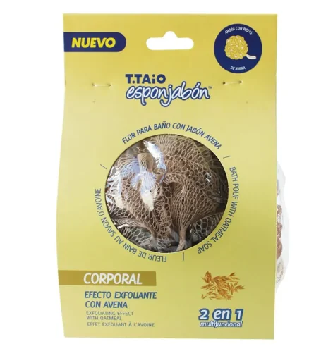 ESPONJABON BORLA DE BAÑO AVENA