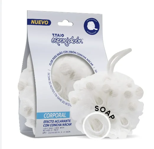 ESPONJABON BORLA DE BAÑO - CONCHA NACAR