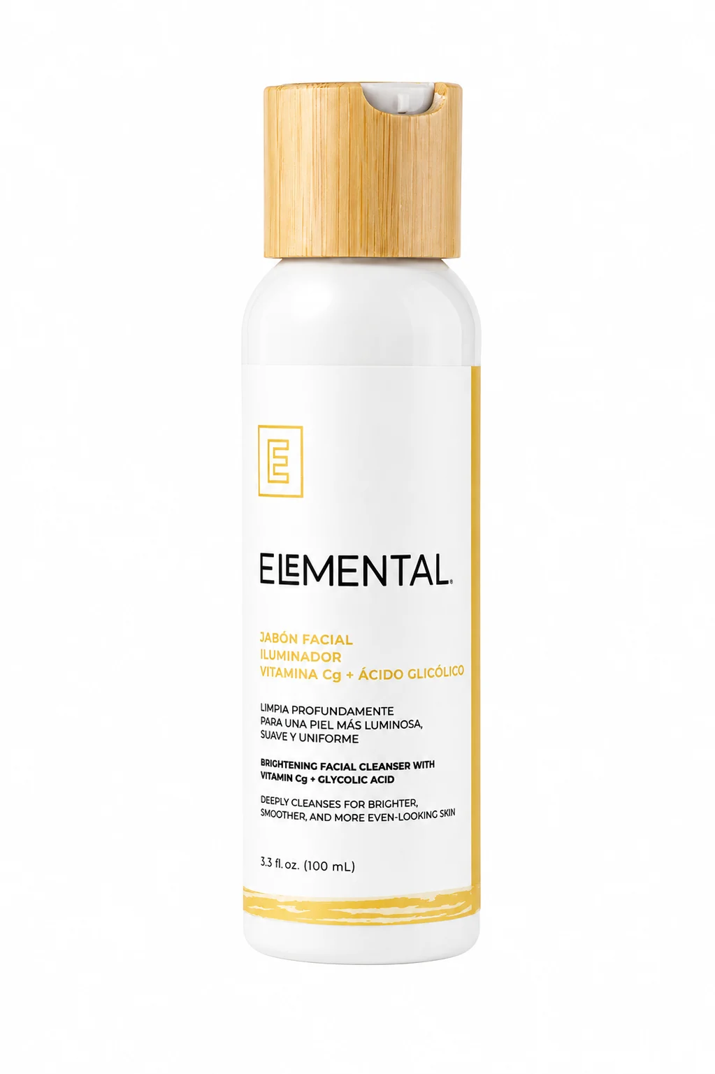 ELEMENTAL JABON FACIAL ILUMINADOR CON VITC+AG 100ML