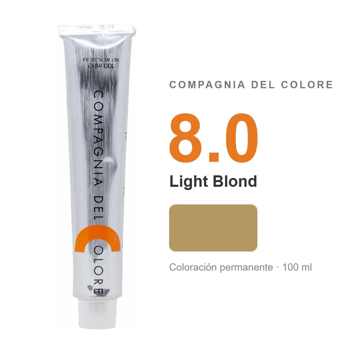 COMPAGNIA DEL COLORE LIGHT BLOND 8.0