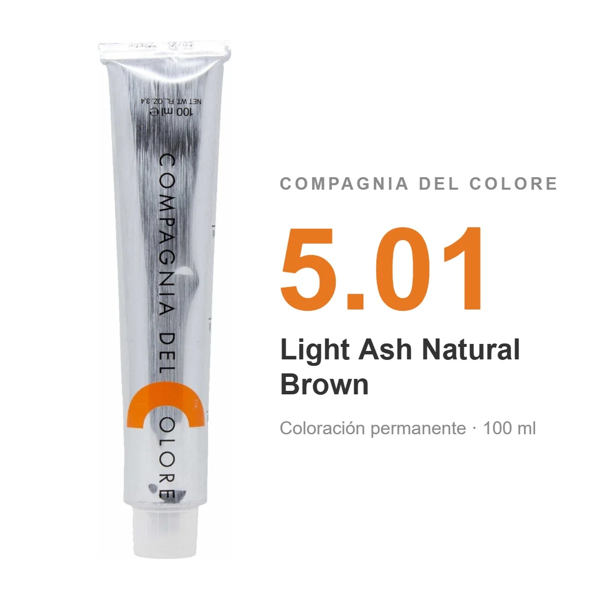 COMPAGNIA DEL COLORE LIGHT ASH NATURAL BROWN 5.01
