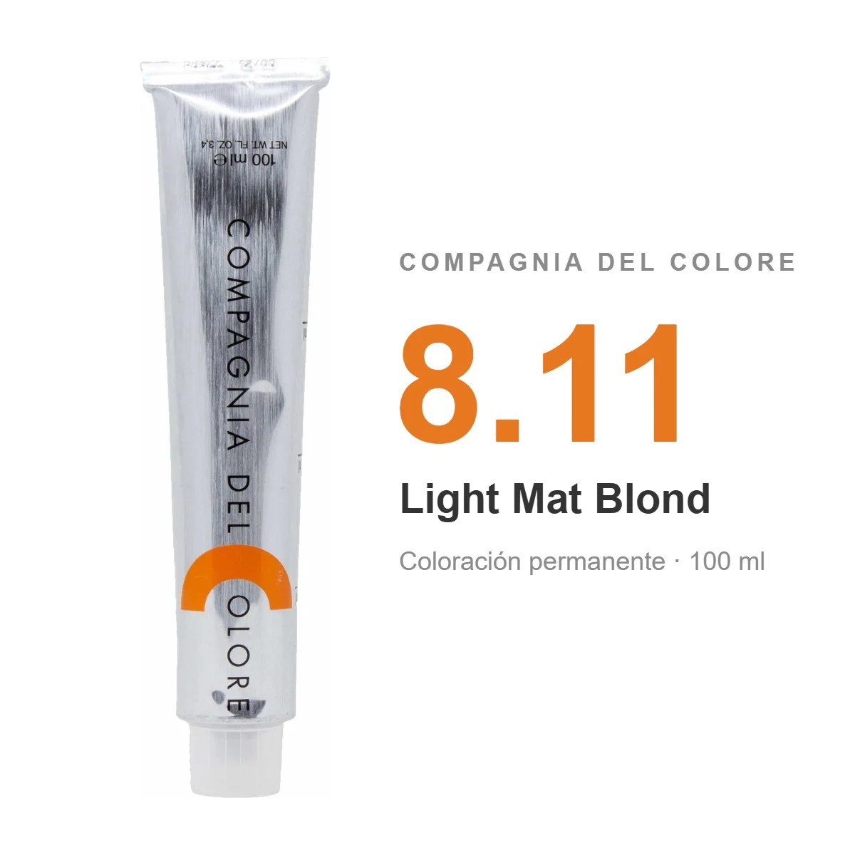 COMPAGNIA DEL COLORE LIGHT MAT BLOND 8.11