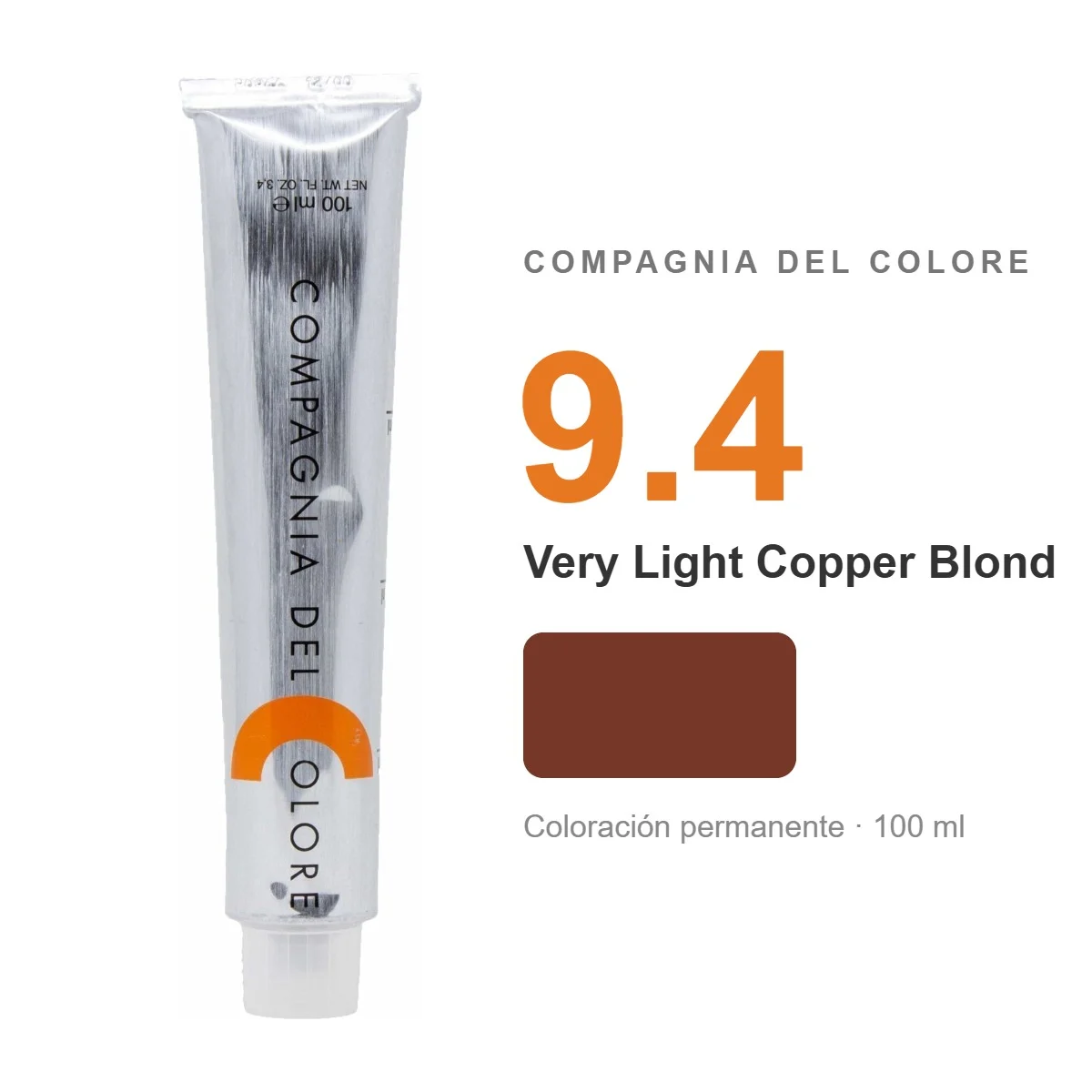 COMPAGNIA DEL COLORE VERY LIGHT COPPER BLOND 9.4