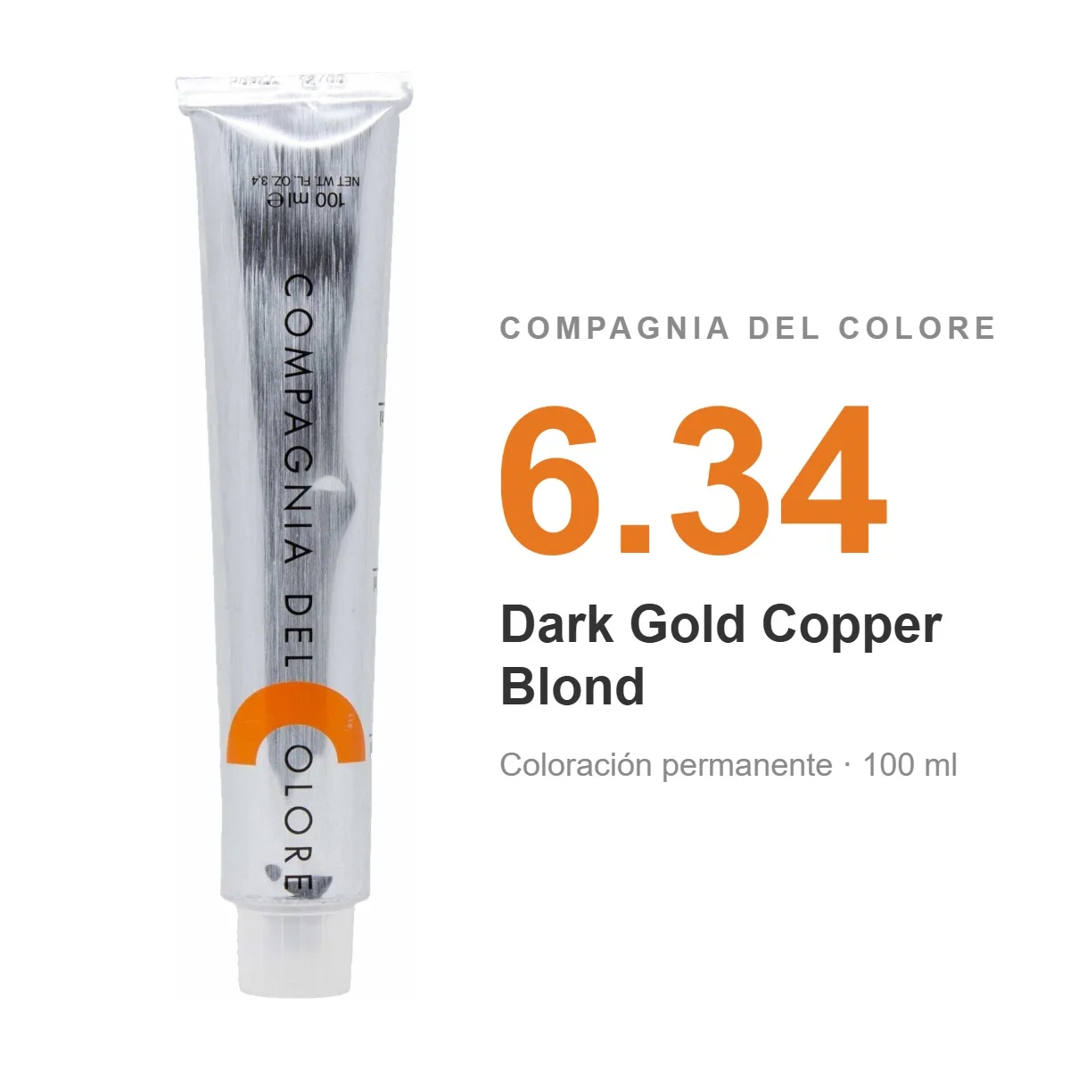 COMPAGNIA DEL COLORE DARK GOLD COPPER BLOND 6.34