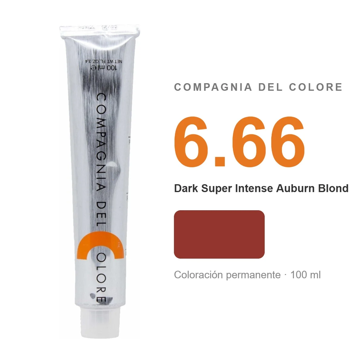 COMPAGNIA DEL COLORE DARK SUPER INTENSE AUBURN BLOND 6.66