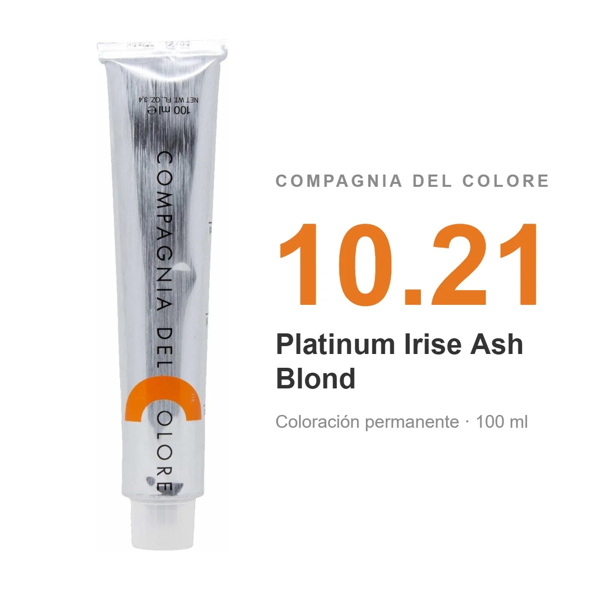 COMPAGNIA DEL COLORE PLATINUM IRISE ASH BLOND 10.21