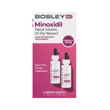 BOSLEY MINOXIDIL AL 2% 2 X 60ML