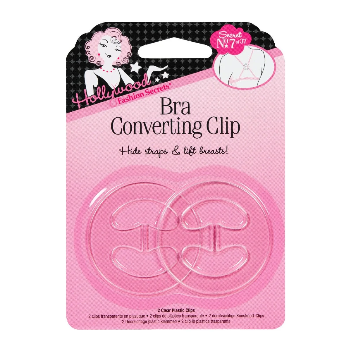 HOLLYWOOD FASHION SECRETS BRA CONVERT CLIPS (2 UND)