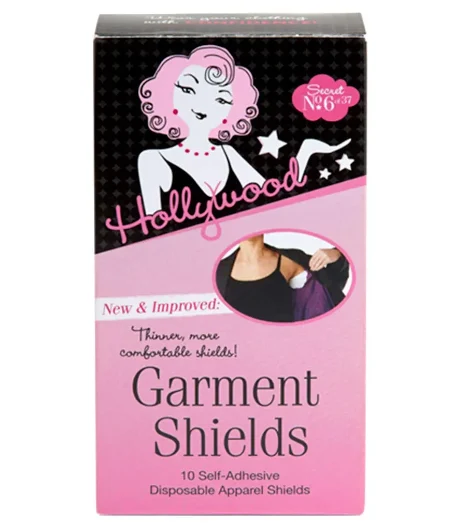 HOLLYWOOD FASHION SECRETS GARMENT SHIELDS ESCUDO AXILAS DESECHABLE (10 UND)