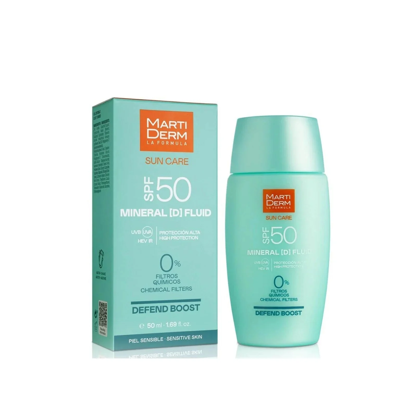 MARTIDERM SUN CARE MINERALD FLUID SPF50 50ML