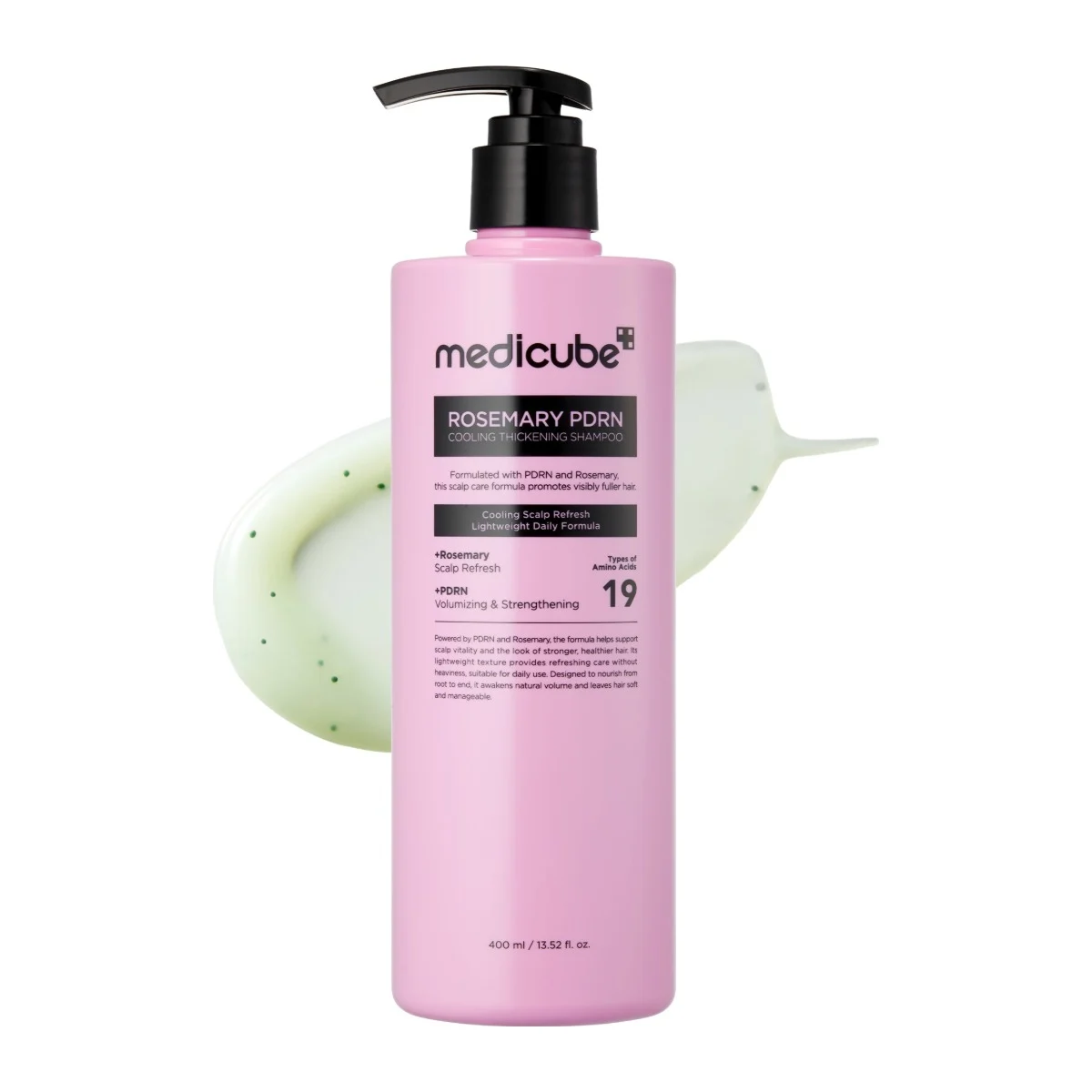 MEDICUBE ROSEMARY PDRN COOLING THICKENING SHAMPOO 400ML