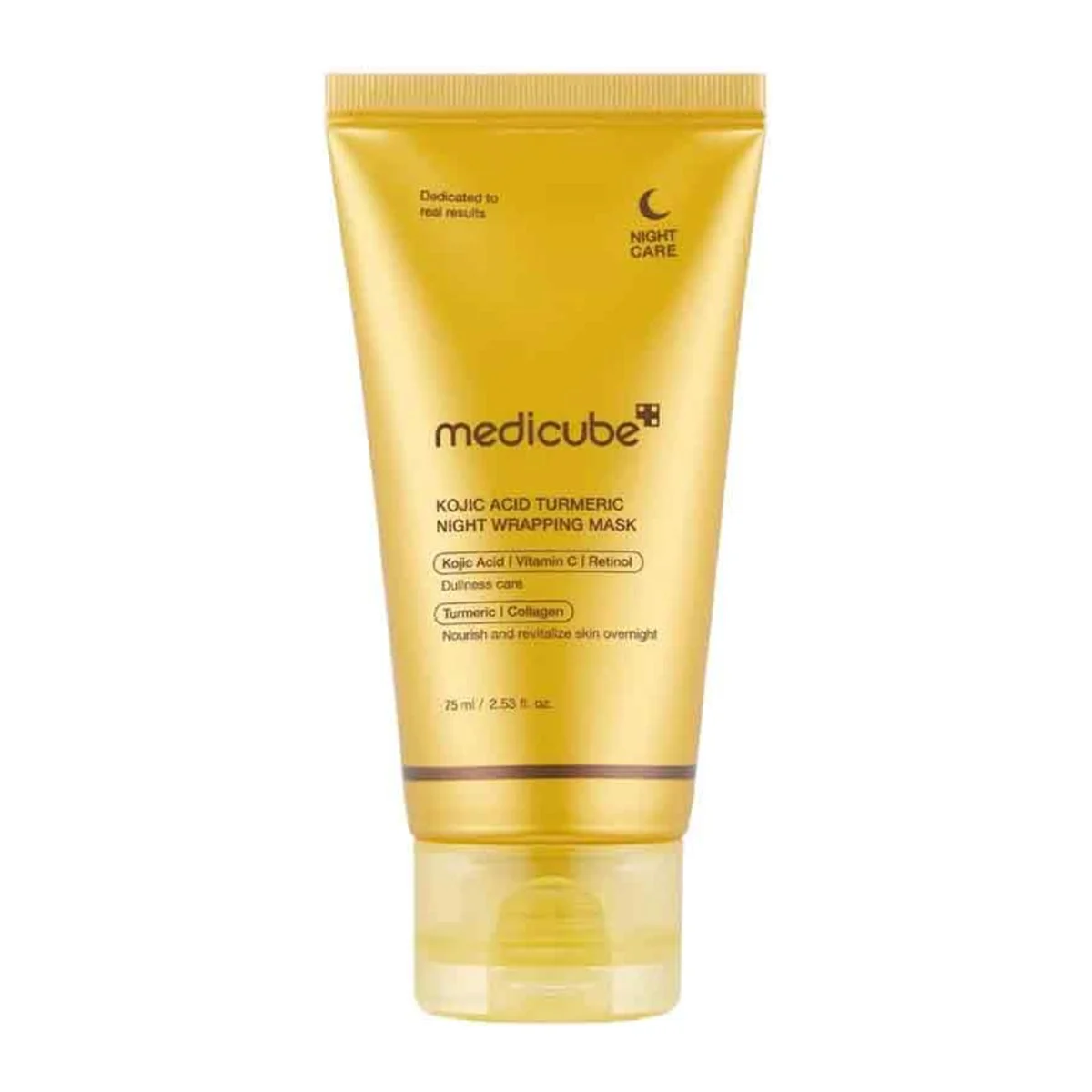 (SB) MEDICUBE KOJIC ACID TURMERIC NIGHT WRAPPING MASK 75ML 2.0