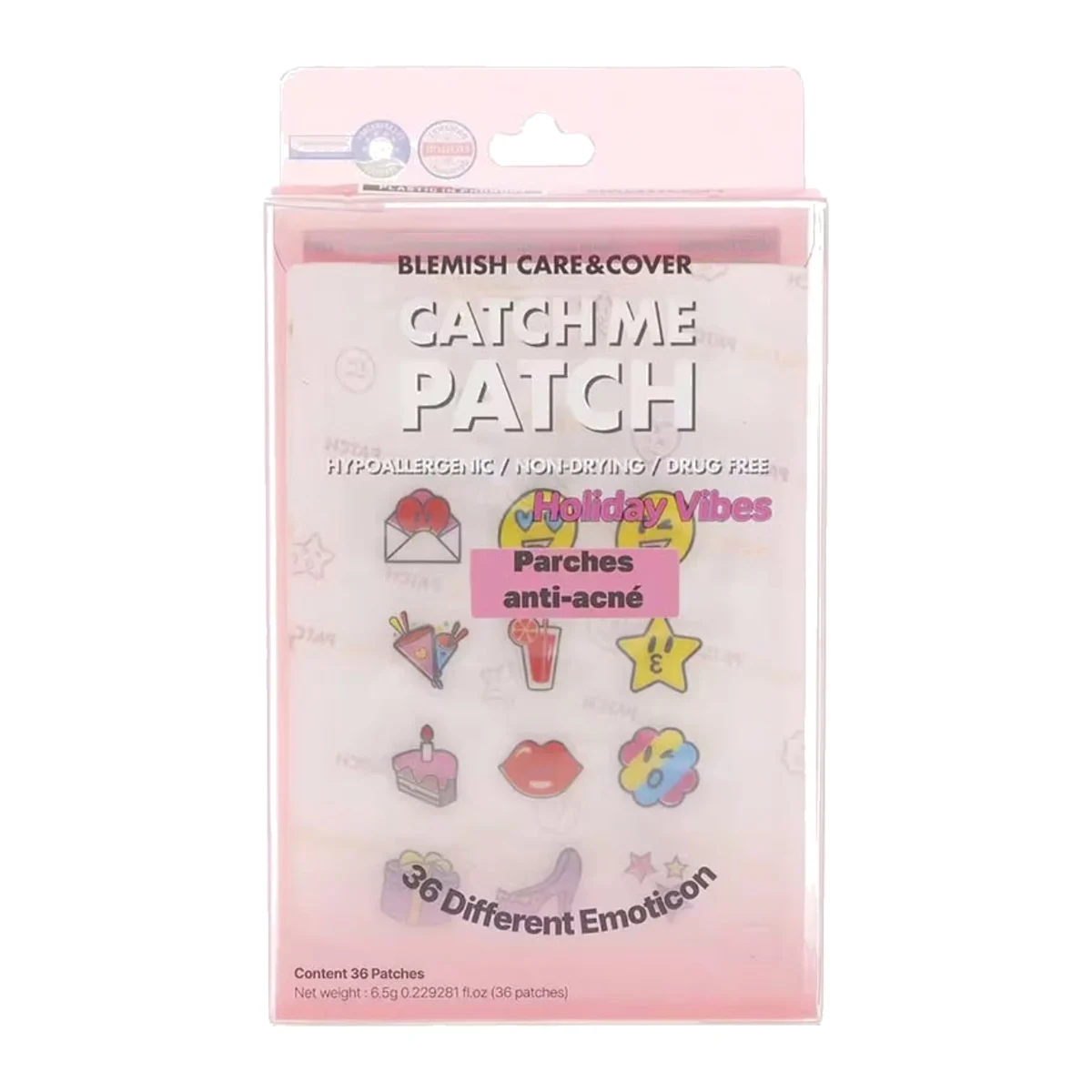 CATCH ME PATCH EMOTICON HOLIDAY VIBES 36 UND