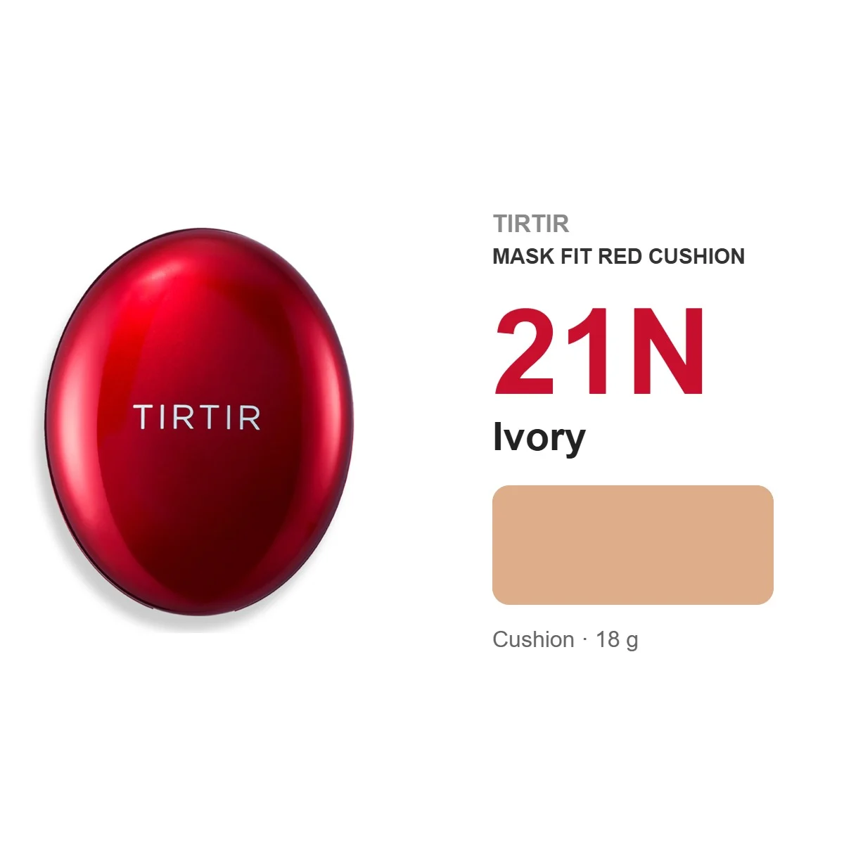 TIRTIR MASK FIT RED CUSHION 21N IVORY
