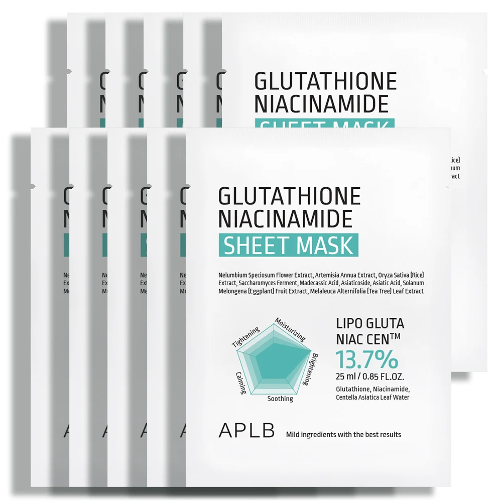 APLB GLUTATHIONE NIACINAMIDE SHEET MASK (UNIDAD)