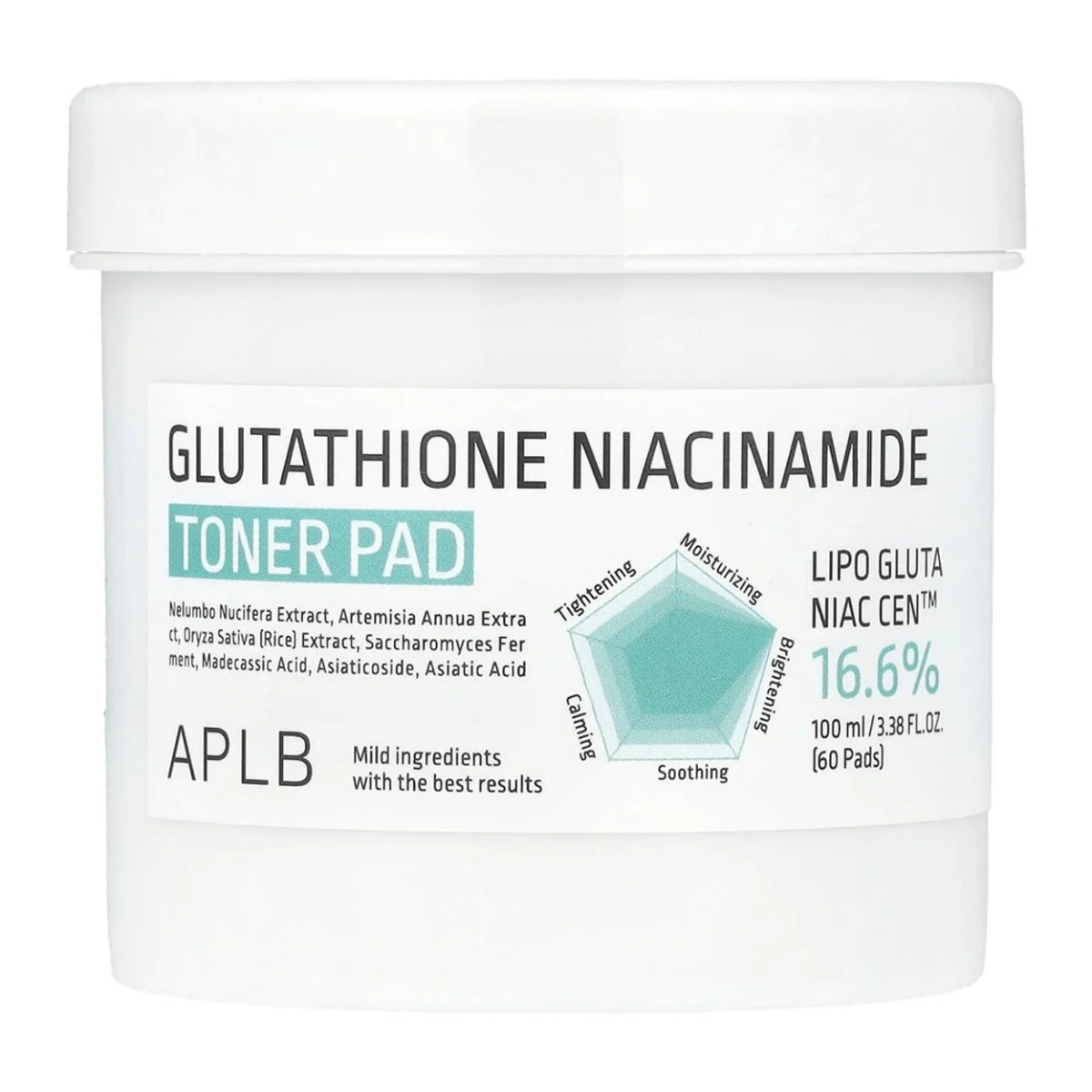 APLB TONER PAD GLUTATHIONE NIACINAMIDE 100ML