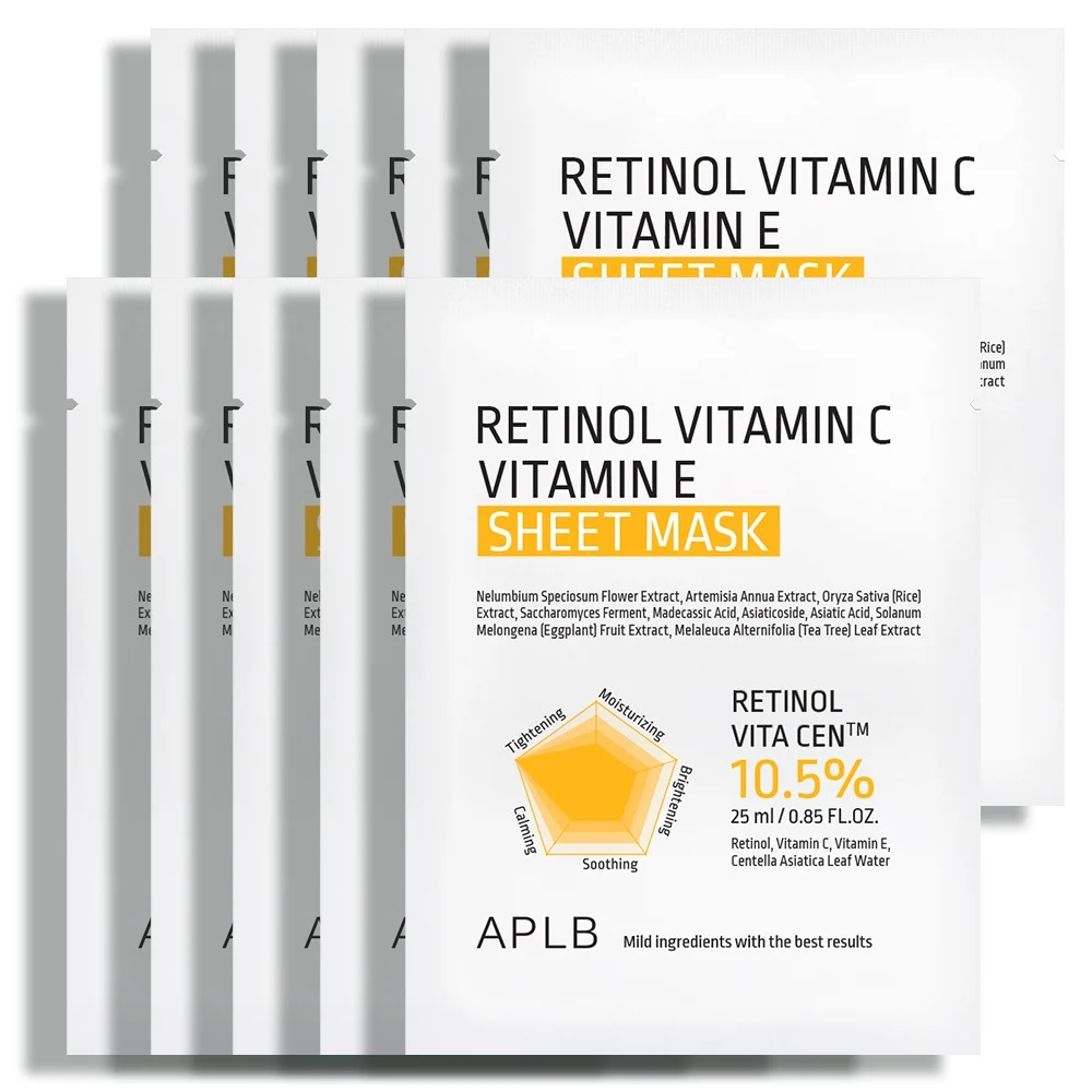 APLB RETINOL VITAMIN C VITAMIN E SHEET MASK (UNIDAD)