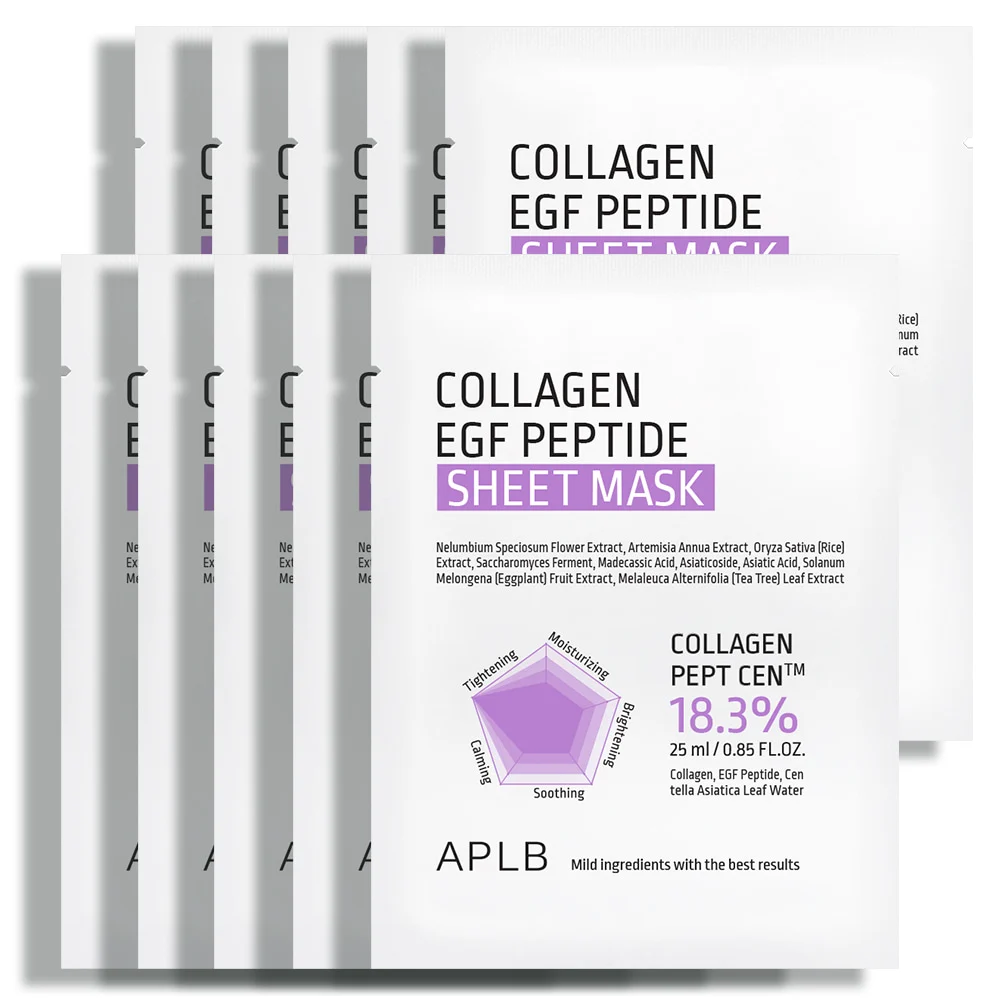 APLB COLLAGEN EGF PEPTIDE SHEET MASK (UNIDAD) 25ML