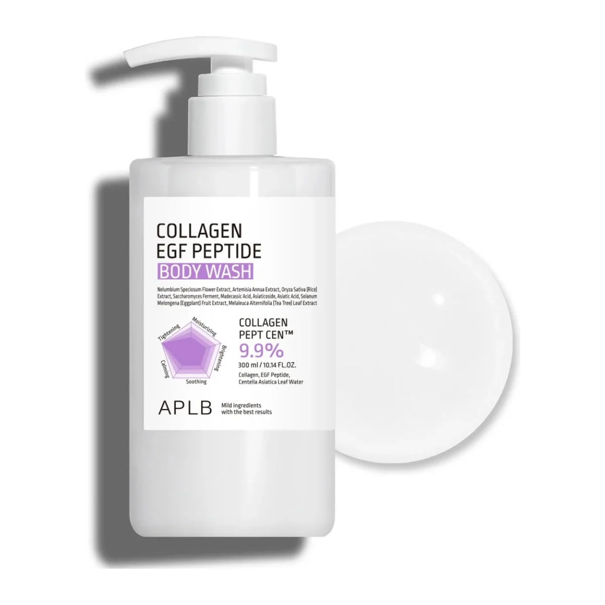 APLB COLLAGEN EGF PEPTIDE BODY WASH 300ML