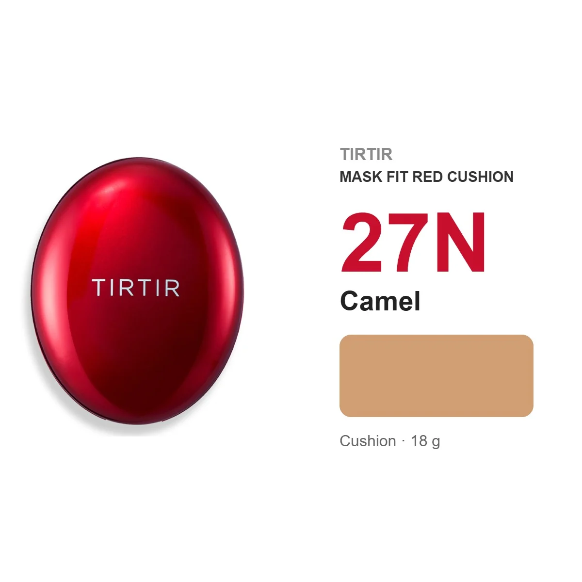 TIRTIR MASK FIT RED CUSHION 27N CAMEL