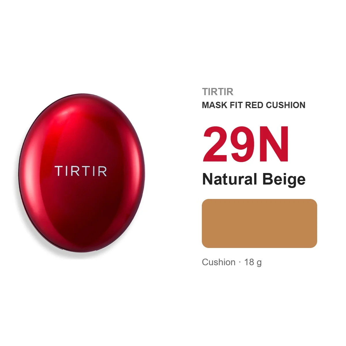 TIRTIR MASK FIT RED CUSHION 29N NATURAL BEIGE