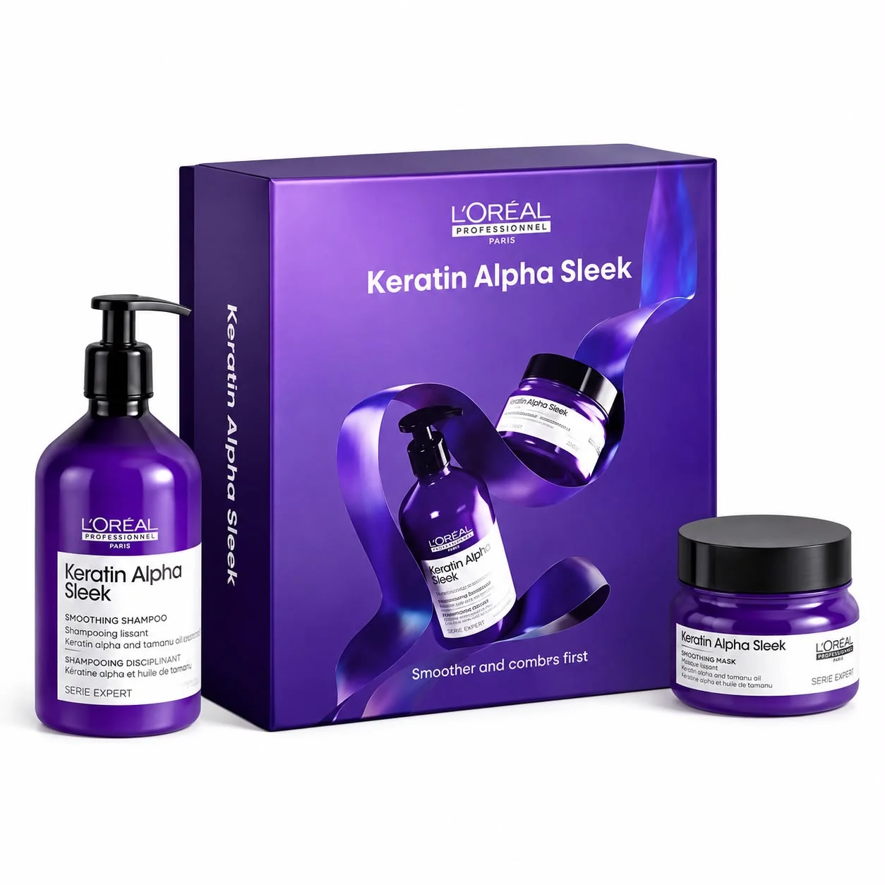 LOREAL KIT KERATIN ALPHA SLEEK 2026