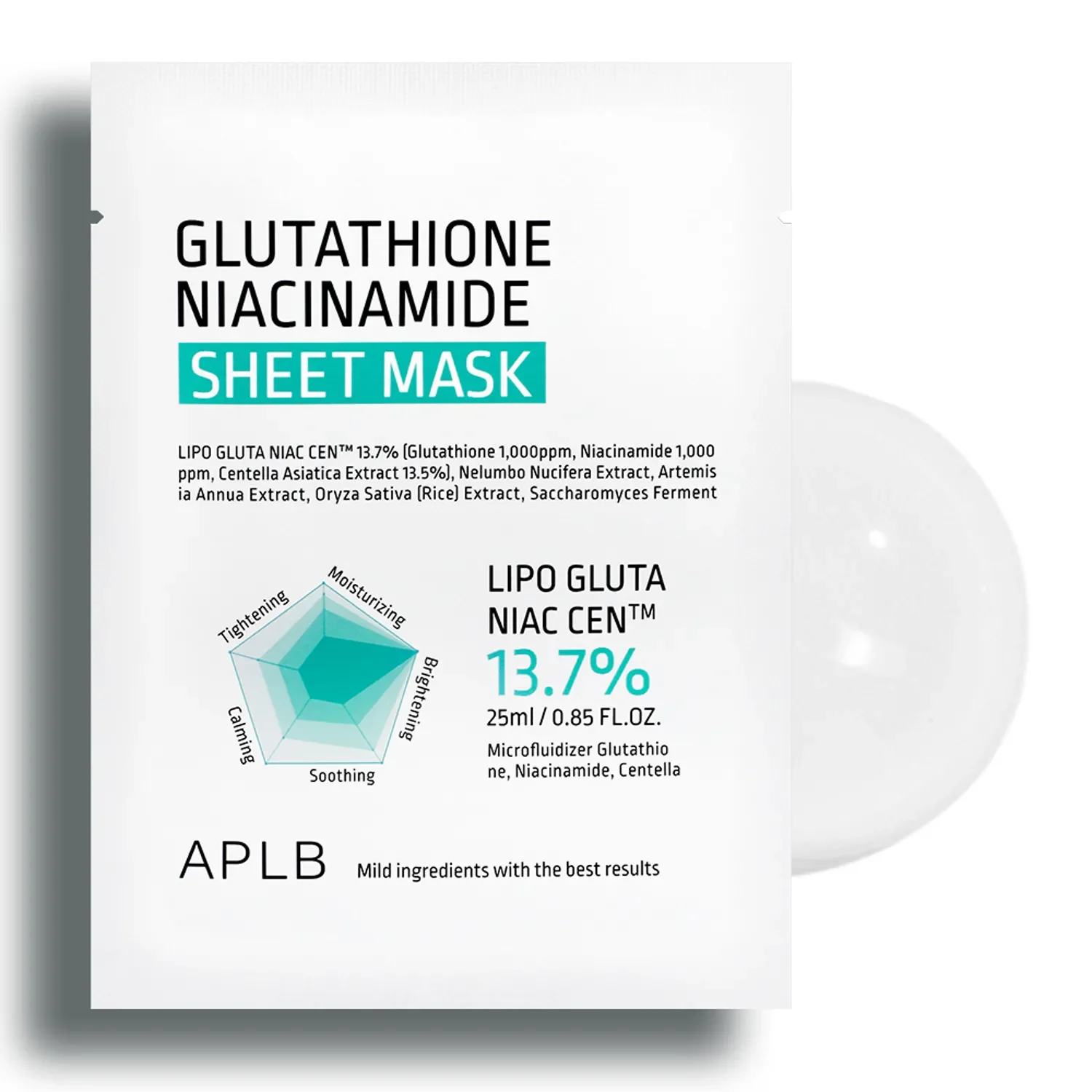 (SB) APLB GLUTATHIONE NIACINAMIDE SHEET MASK