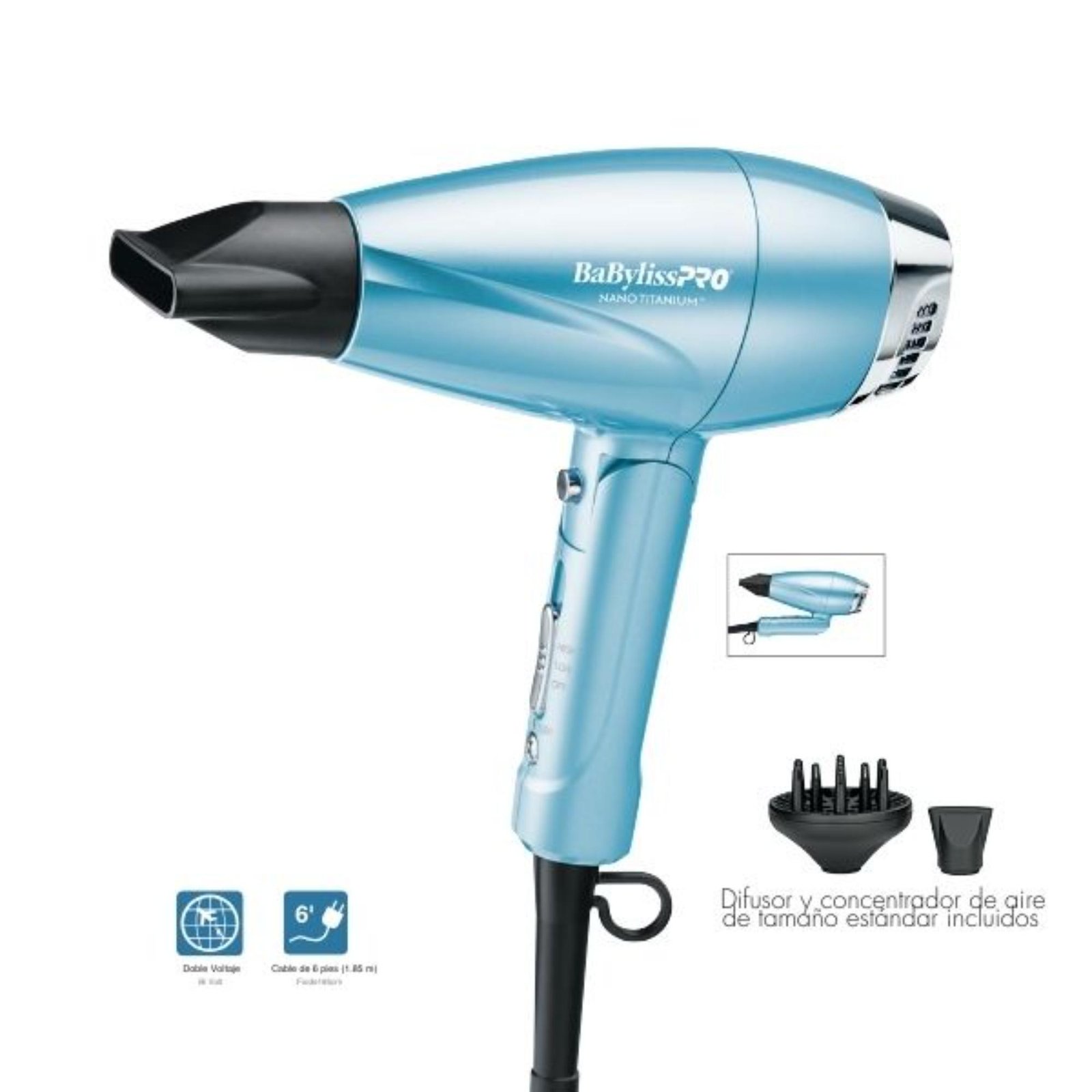 BABYLISS BLOWER COMPACTO 1200W DU