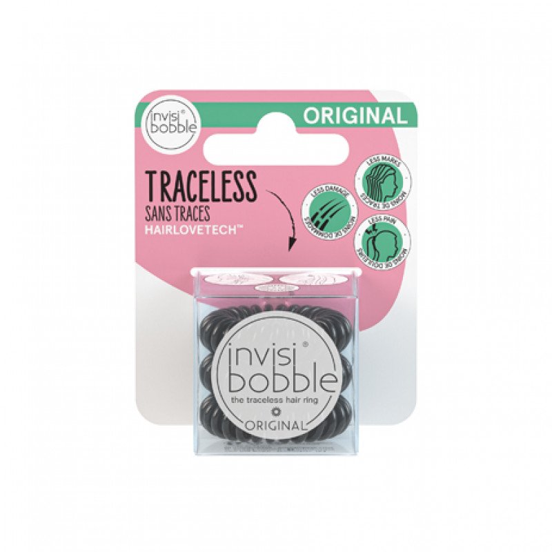 INVISIBOBBLE SLIM TRUE BLACK (HANGING PACK)