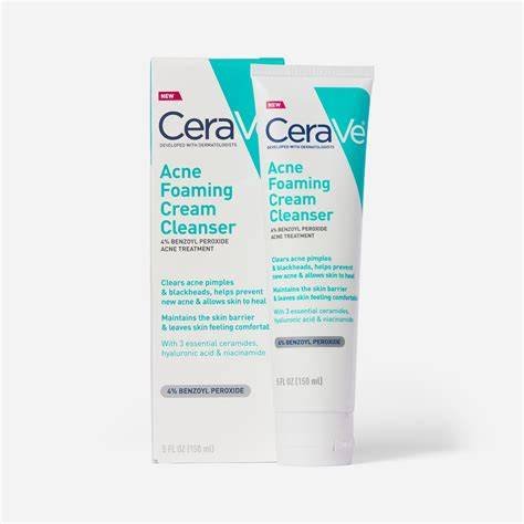 CERAVE ACNE FOAMING CREAM LEANSER 5OZ