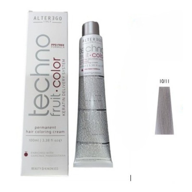 ALTEREGO TECHNOFRUIT COLOR 10/11 RUBIO PLATINO CENIZA