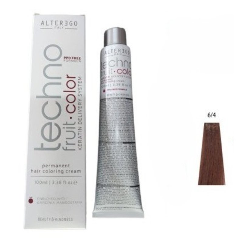 ALTEREGO TECHNOFRUIT COLOR 6/4 RUBIO OSC. COBRE 100ML