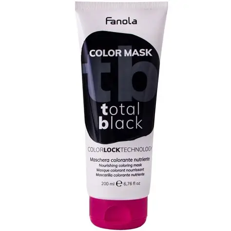 FANOLA COLOR MASK TOTAL BLACK 200 ML