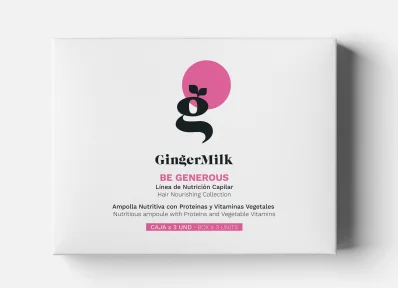 GINGER MILK AMPOLLAS NUTRICION - BE GENEROUS PACK 3 UNID