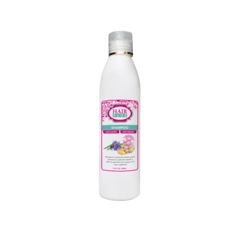 HAIR PLUS SHAMPOO ANTI-CASPA Y GRASA 16OZ