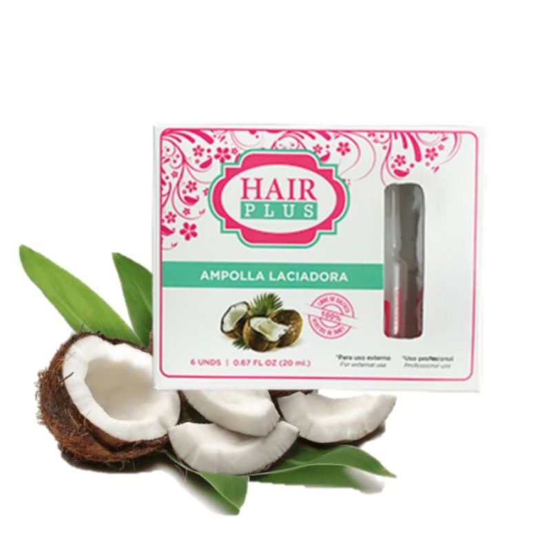 HAIR PLUS AMPOLLAS LACEADORAS DE COCO 6/1