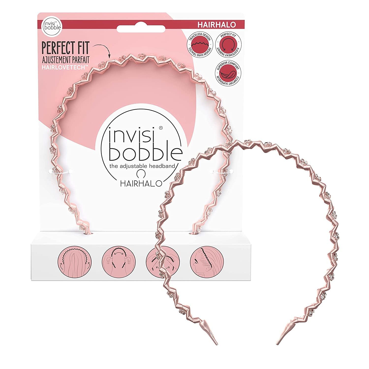 INVISIBOBBLE HAIRHALO PINK SPARKLE