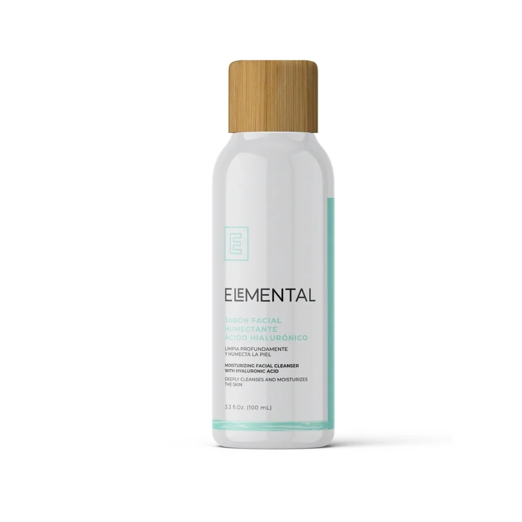 ELEMENTAL Jabón Facial Humectante Ácido Hialurónico 3.3 onz