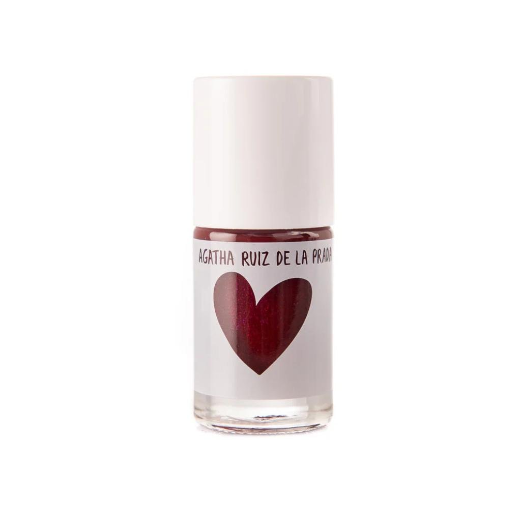 Nail Polish Agatha Ruiz : Glitter Burgundy - GBY-454